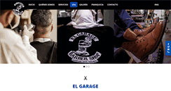 Desktop Screenshot of elgaragebarbershop.com